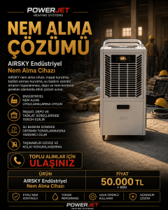 AIRSKY Endüstriyel Nem Alma Cihazı