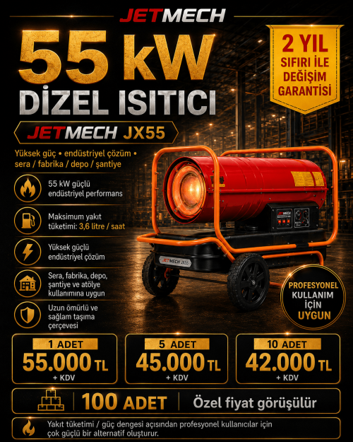 JETMECH JX55 55 kW Dizel Isıtıcı