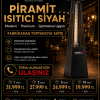 Piramit Isıtıcı Siyah - Powerjet