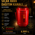 Sıcak Hava Dağıtım Kanalı 50 cm - JETMECH